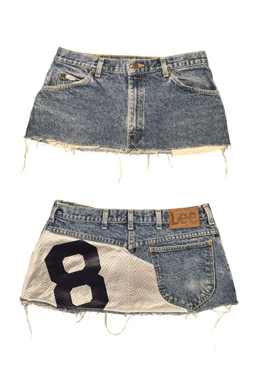Blue Denim Y2k Mini Skirt Sexy Streetwear