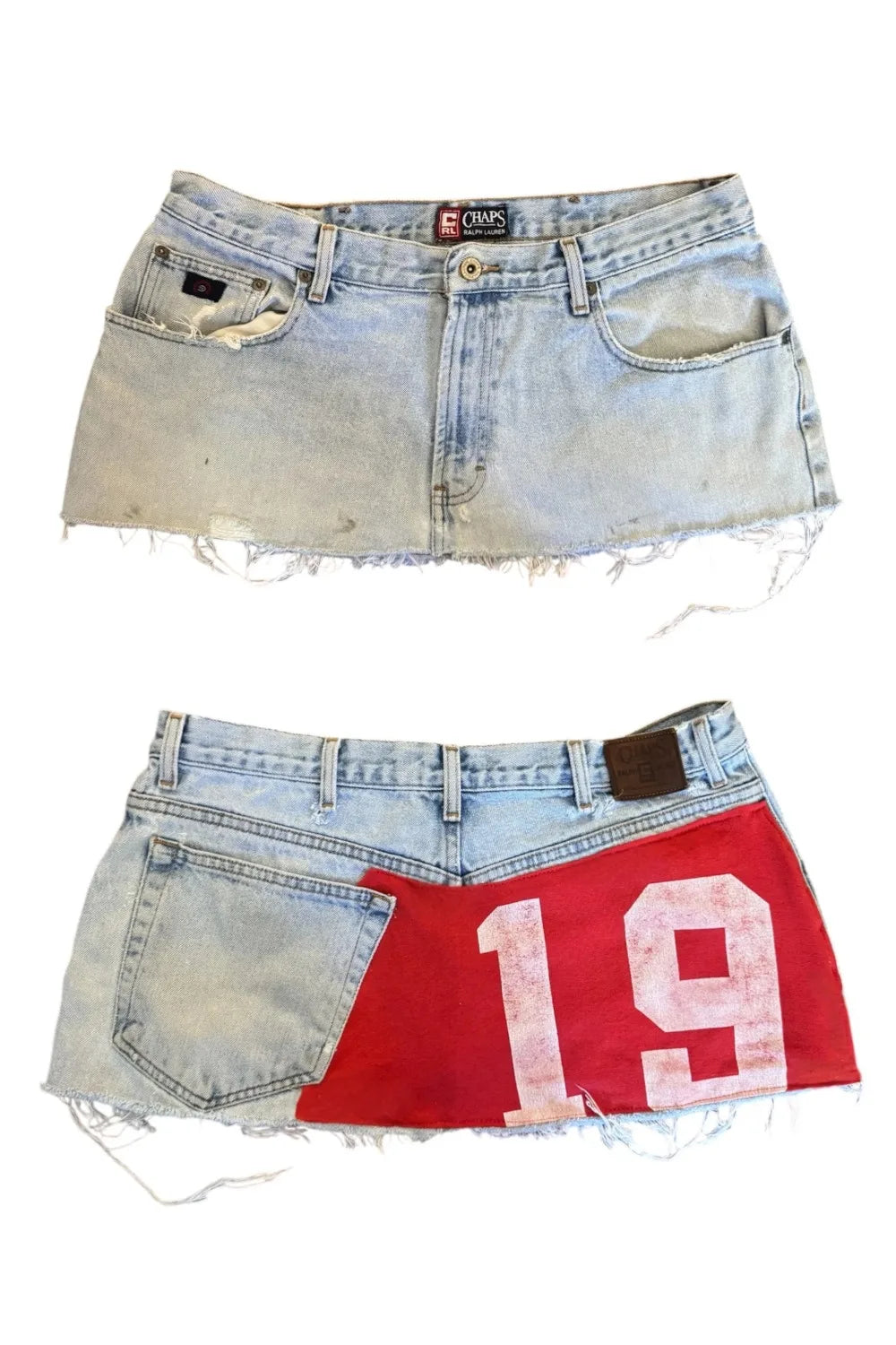 Blue Denim Y2k Mini Skirt Sexy Streetwear