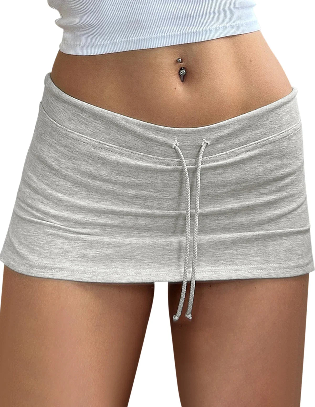 Micro Mini Low Waisted Gym Skirt