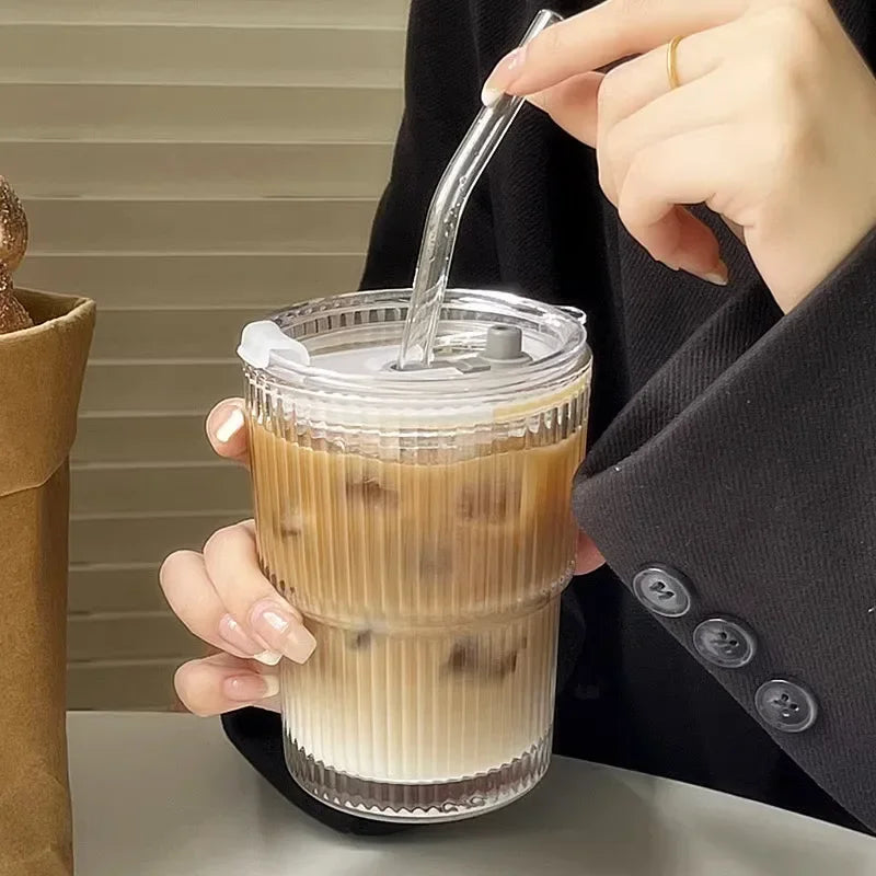 Stripe Glass Cup