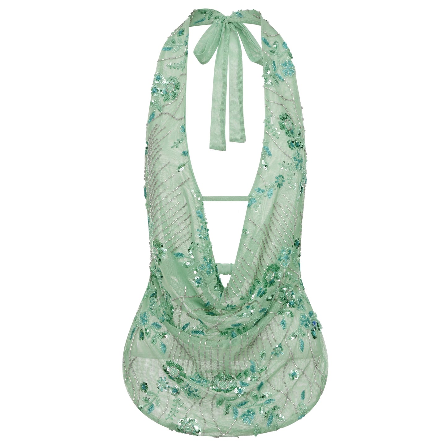 Y2K Sequins Patchwork Tank Top