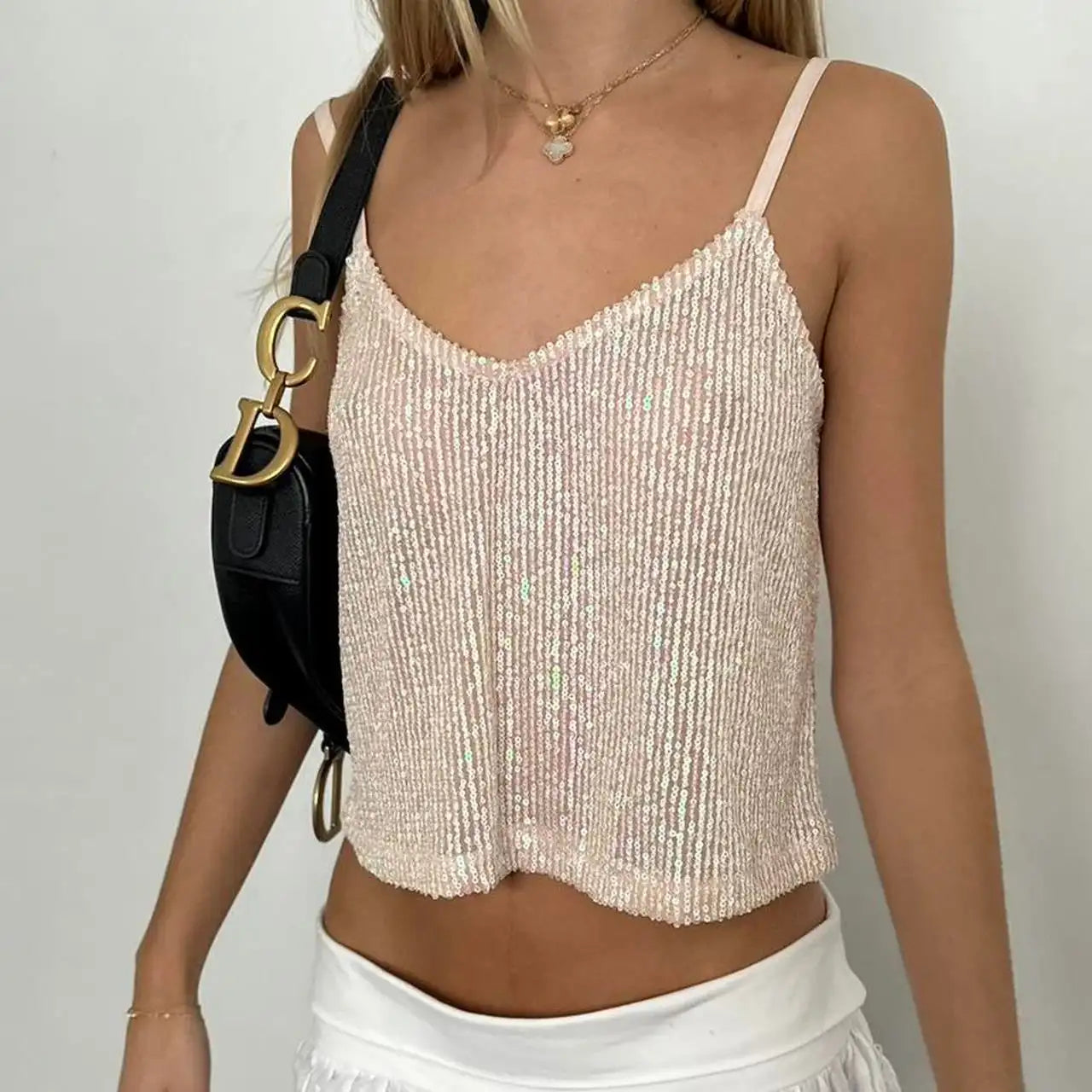 Sequin Cami Top