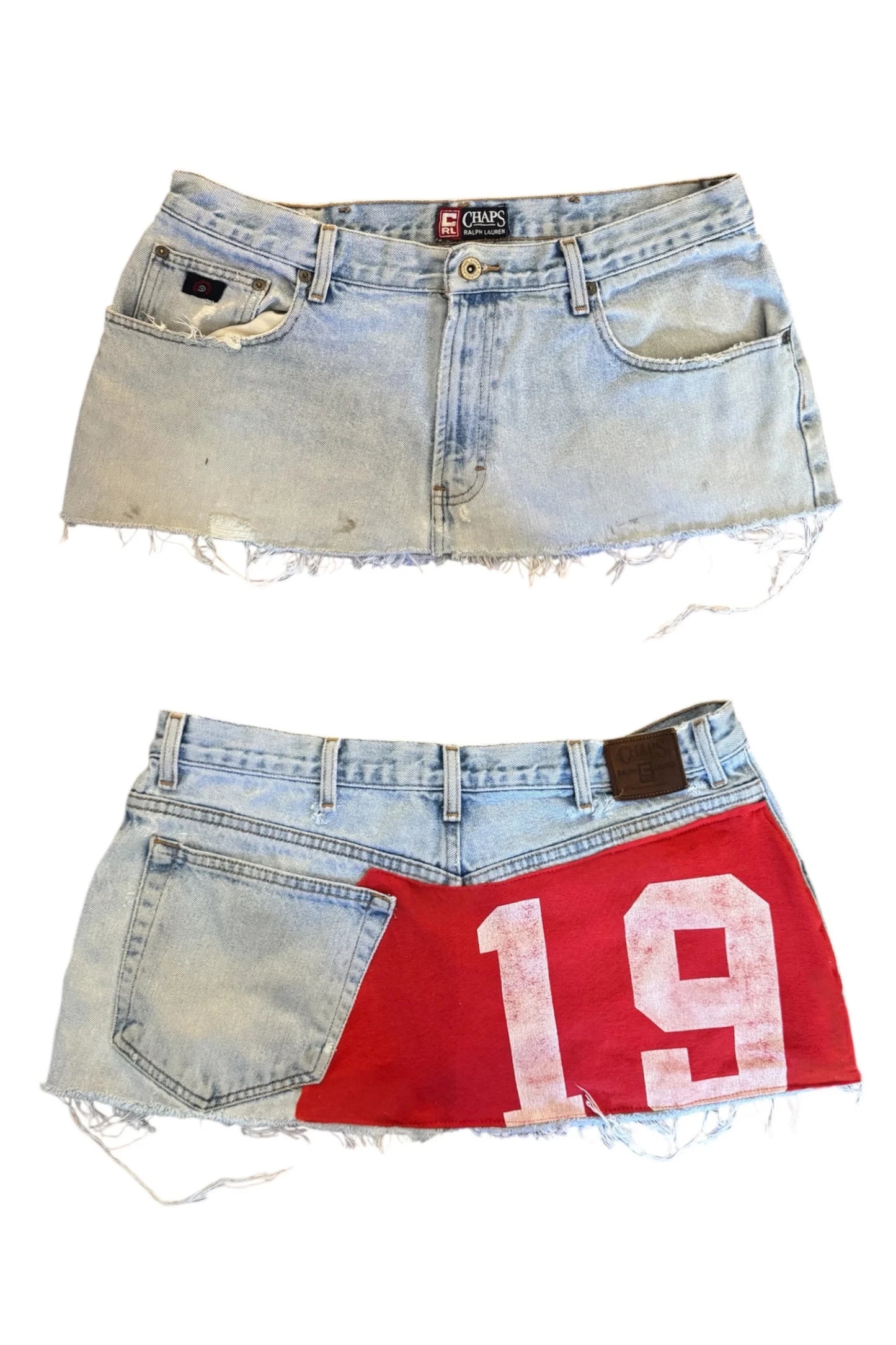 Blue Denim Y2k Mini Skirt Sexy Streetwear