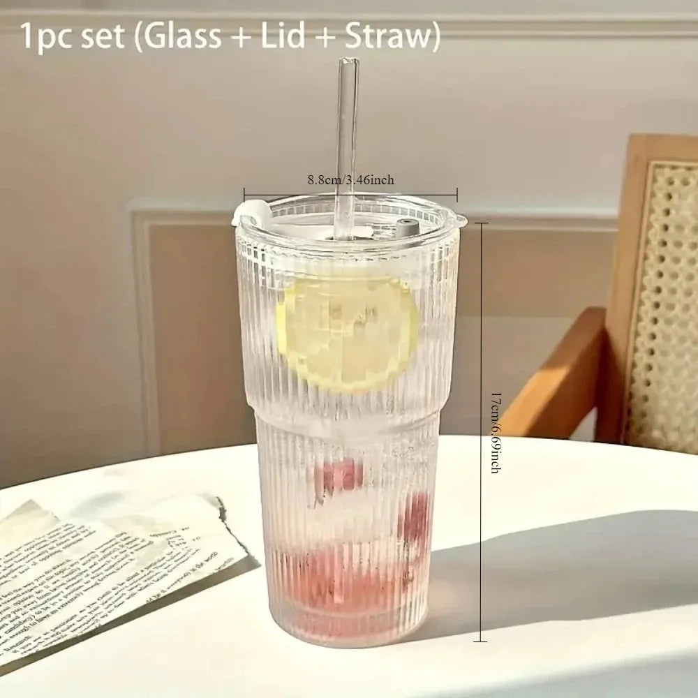 Stripe Glass Cup