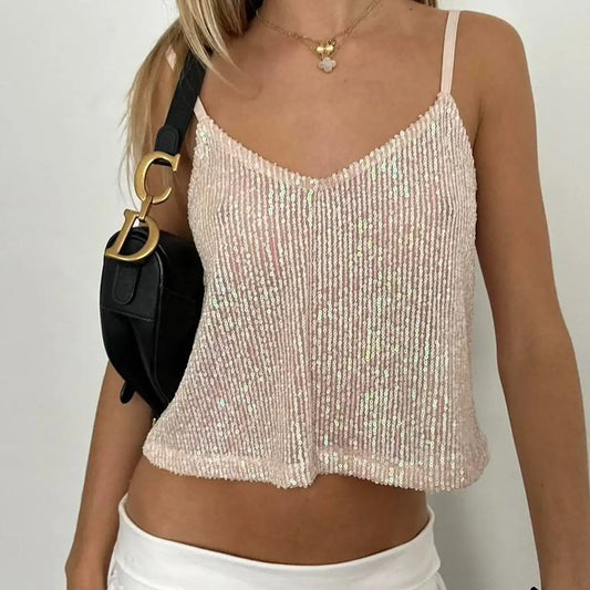 Sequin Cami Top