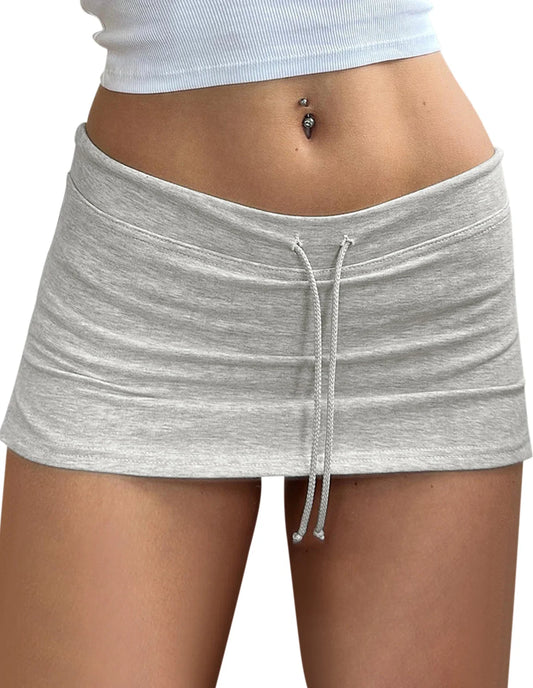 Micro Mini Low Waisted Gym Skirt